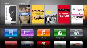 apple tv screen