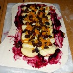 its not neat but theres the filling